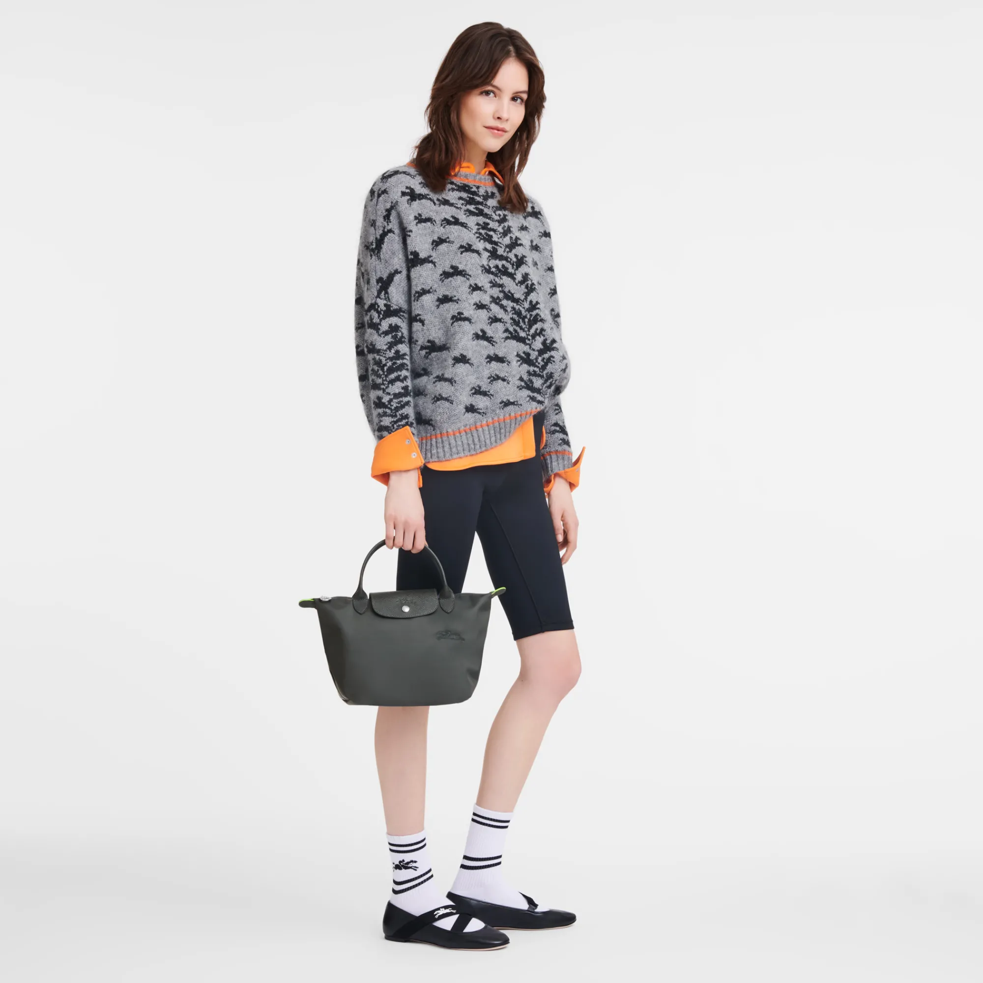 Online Longchamp Sac à Main S Le Pliage Green Graphite