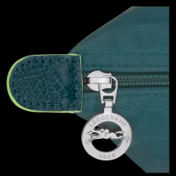 Discount Longchamp Sac à Main S Le Pliage Green Paon
