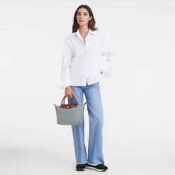 Clearance Longchamp Sac à Main S Le Pliage Original Acier