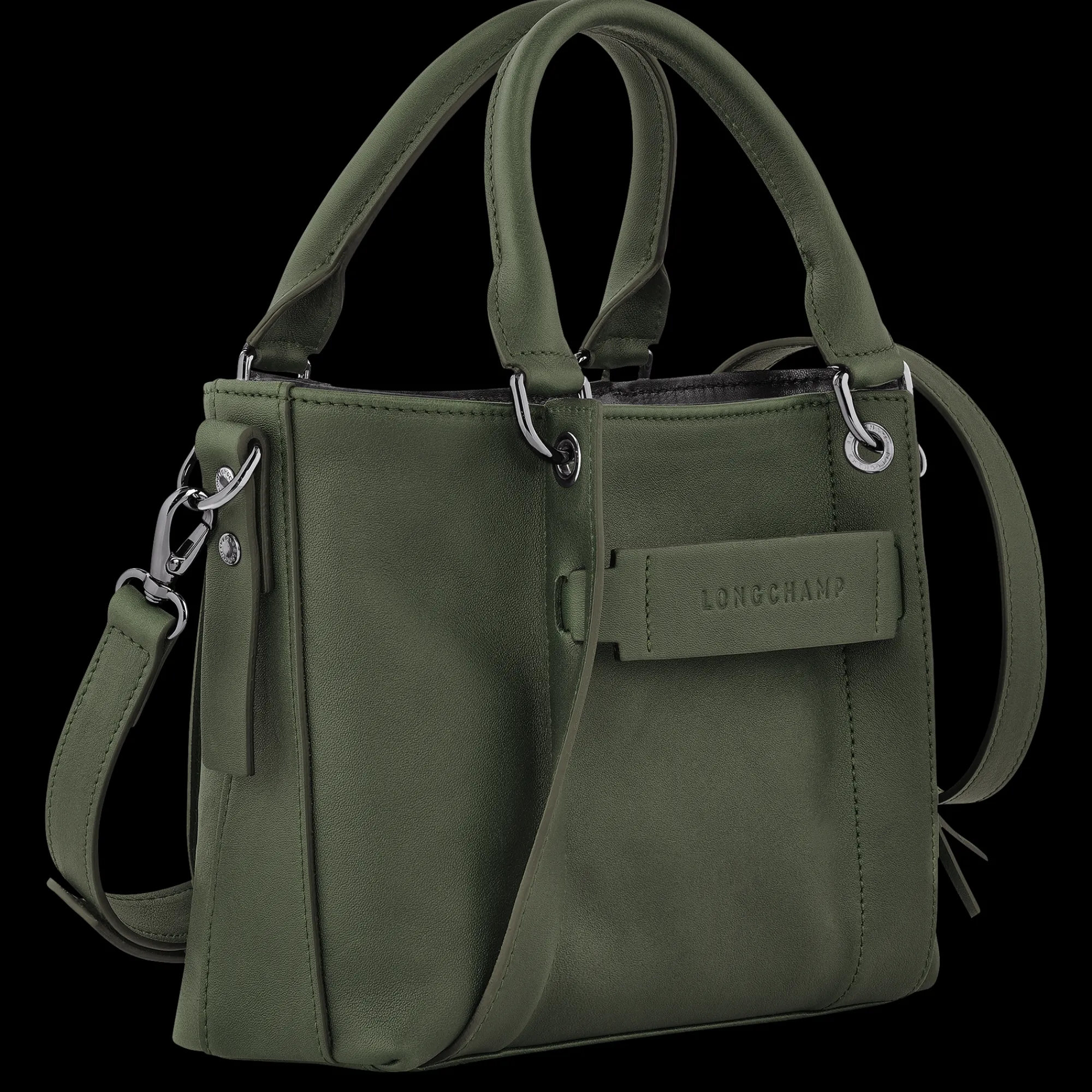 Clearance Longchamp Sac à Main S 3D Kaki