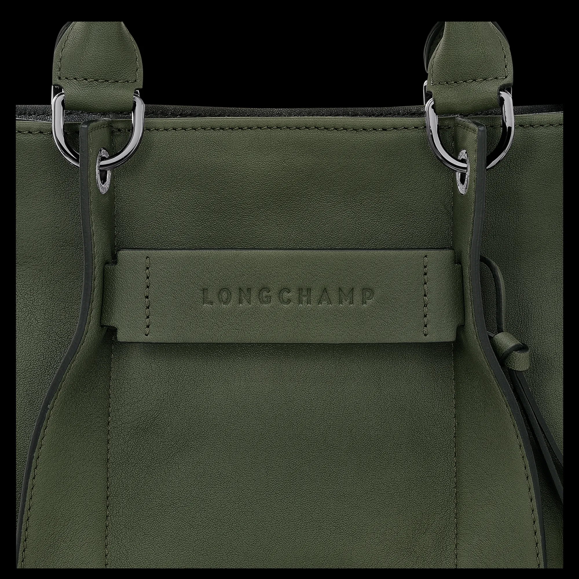 Clearance Longchamp Sac à Main S 3D Kaki