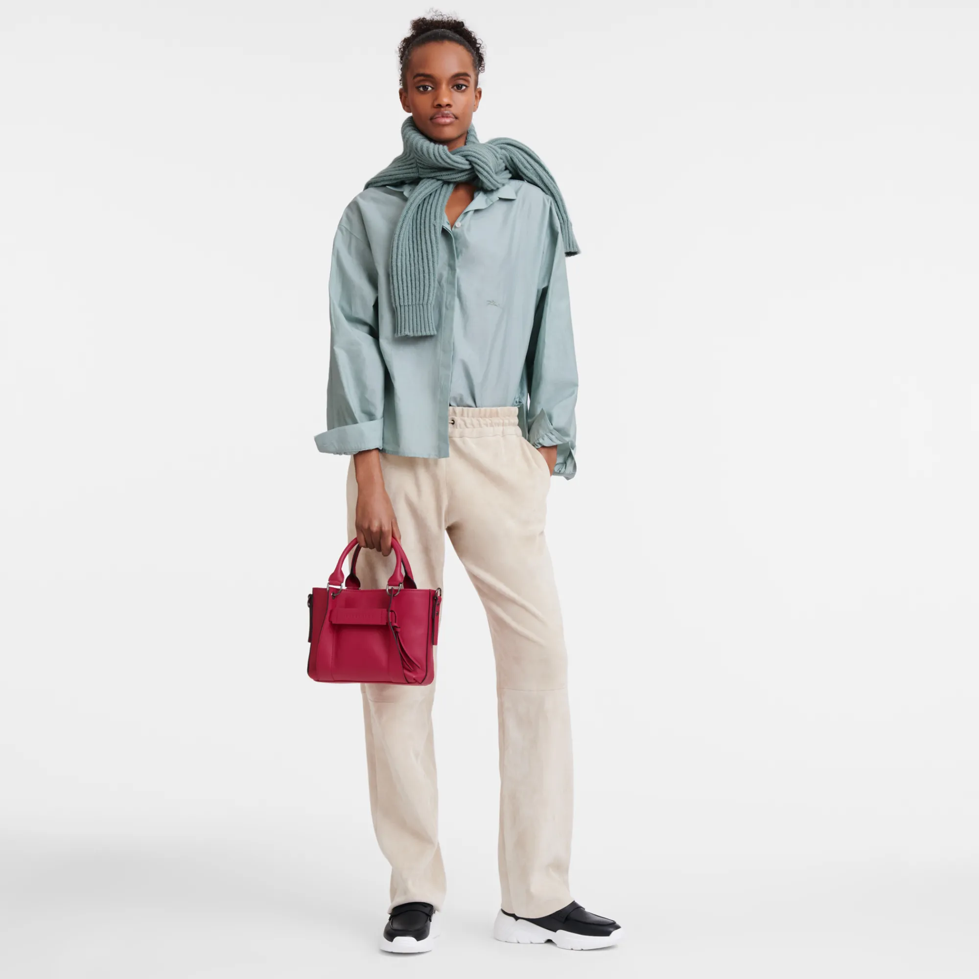 Discount Longchamp Sac à Main S 3D Magenta