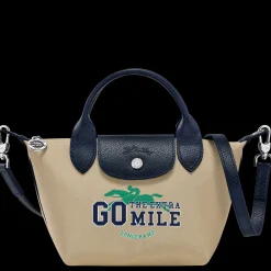 Outlet Longchamp Sac à Main XS Le Pliage Collection Beige