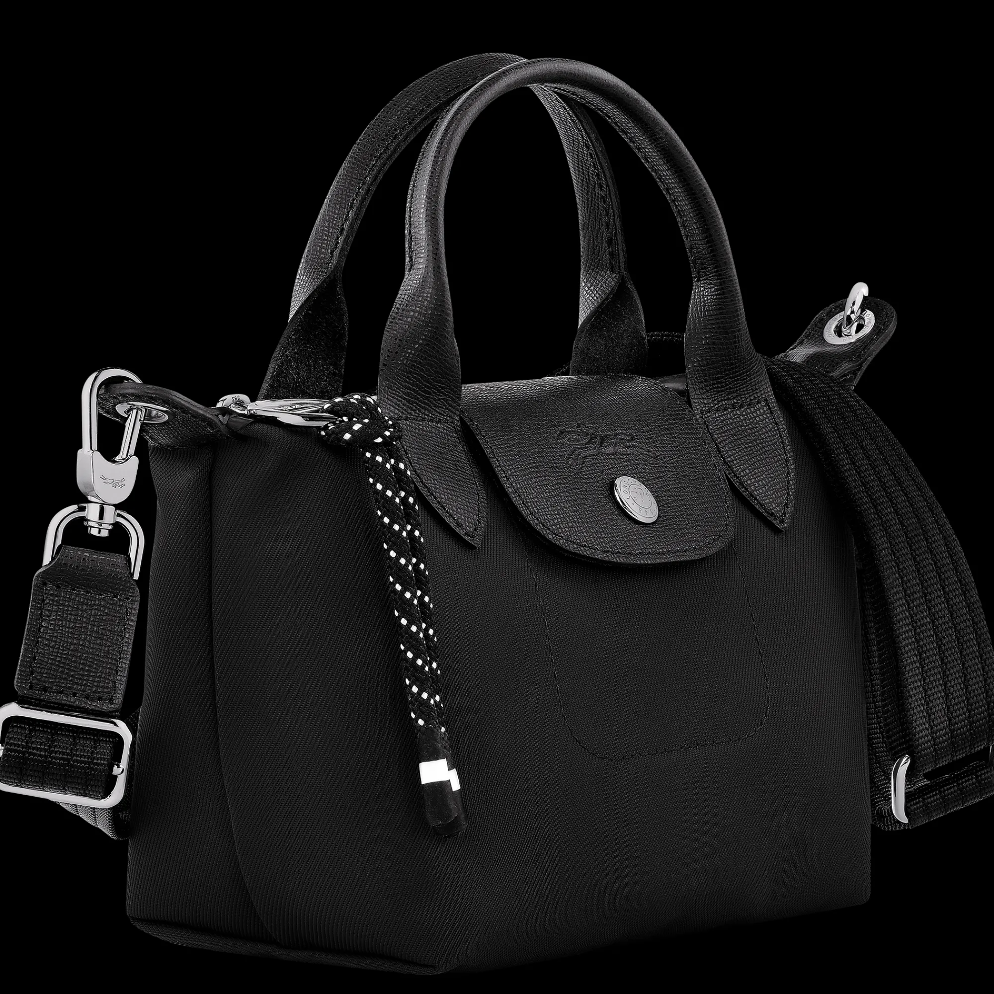 Clearance Longchamp Sac à Main XS Le Pliage Energy Noir