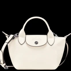 Clearance Longchamp Sac à Main XS Le Pliage Xtra Ecru