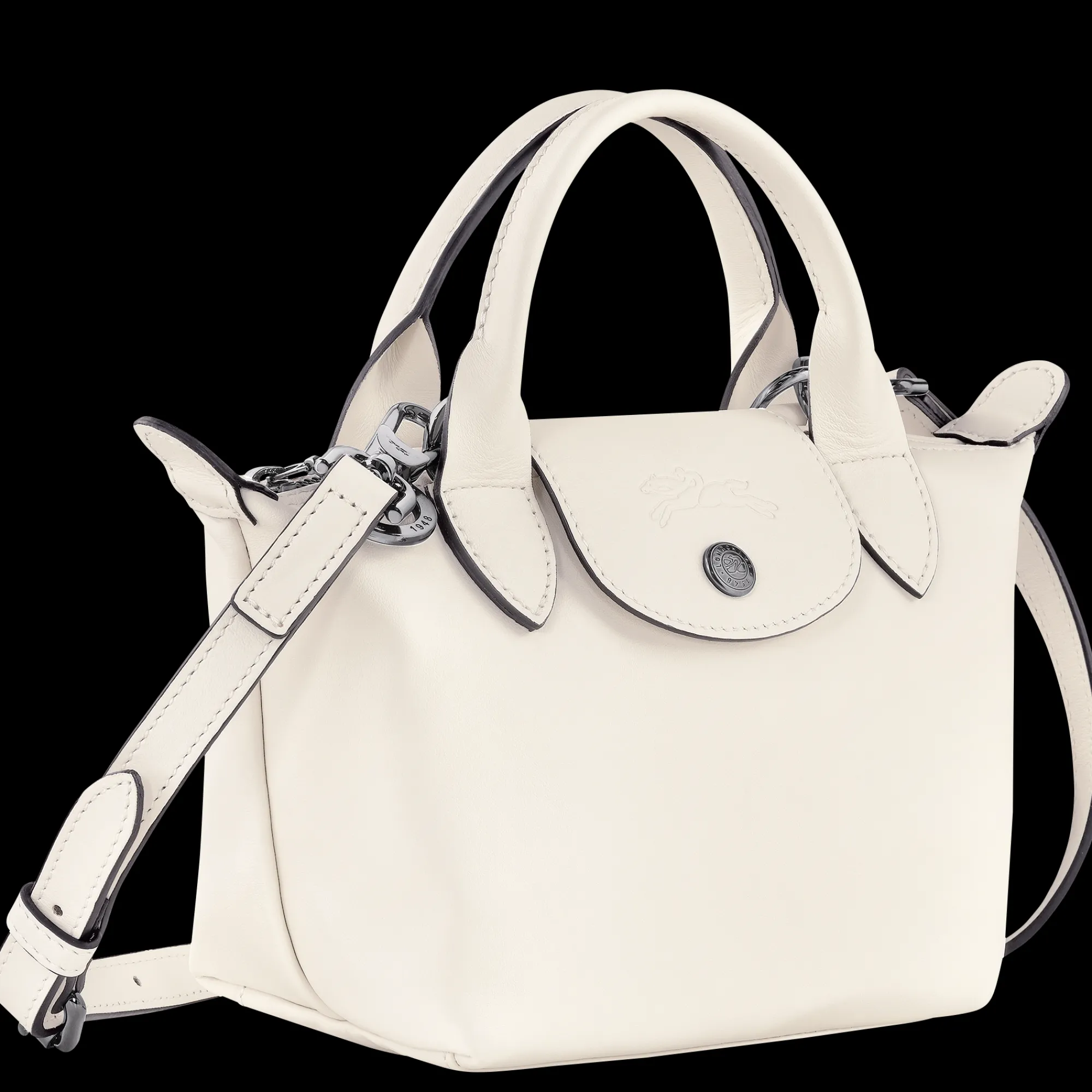 Clearance Longchamp Sac à Main XS Le Pliage Xtra Ecru
