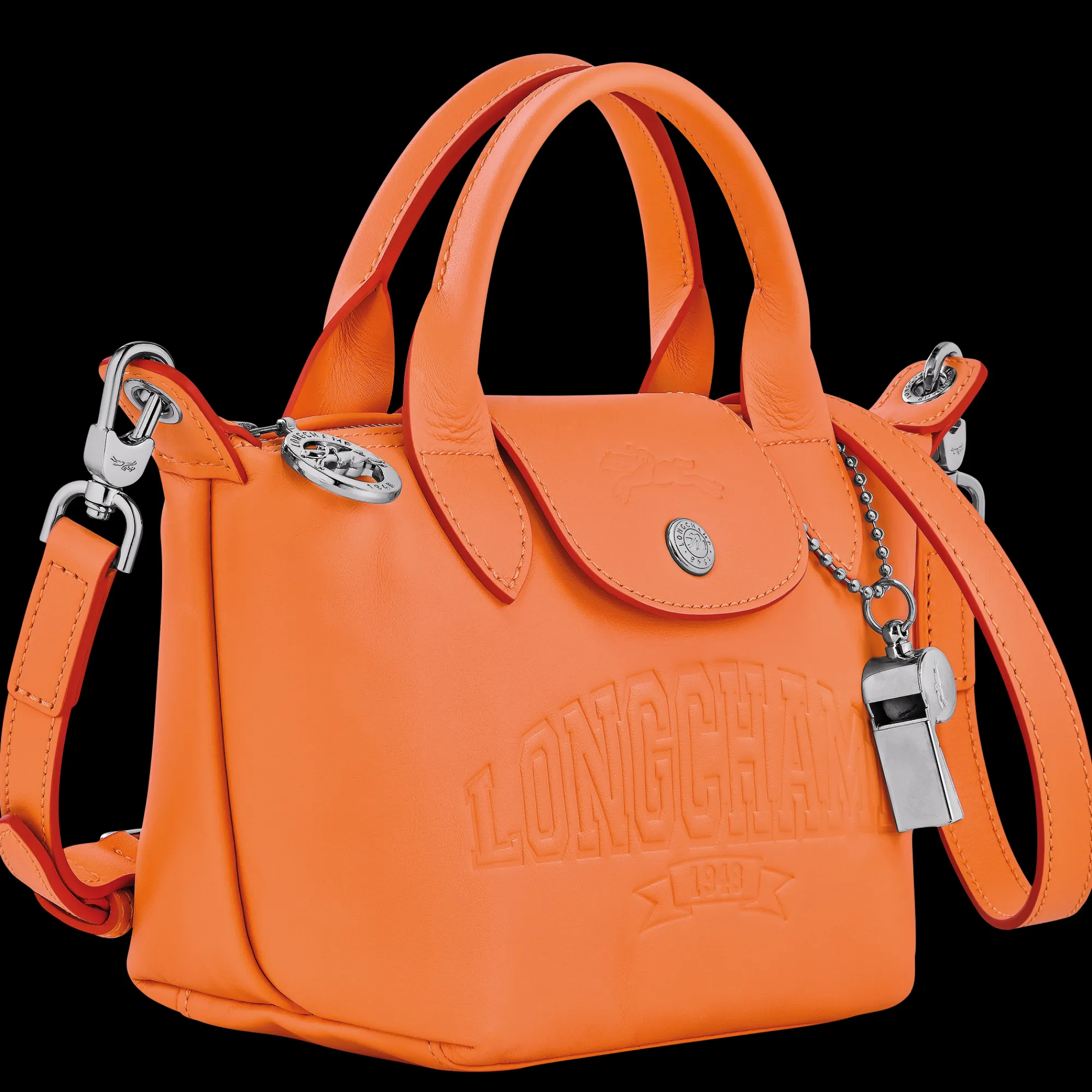Clearance Longchamp Sac à Main XS Le Pliage Xtra Orange