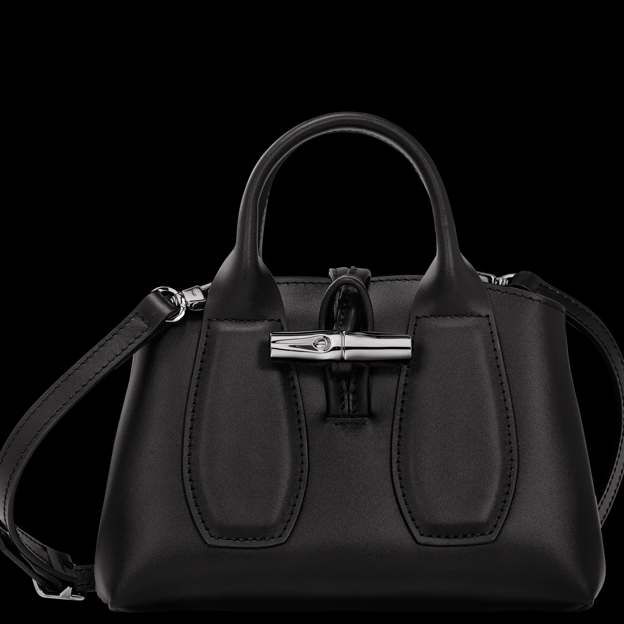 Discount Longchamp Sac à Main XS Le Roseau Noir