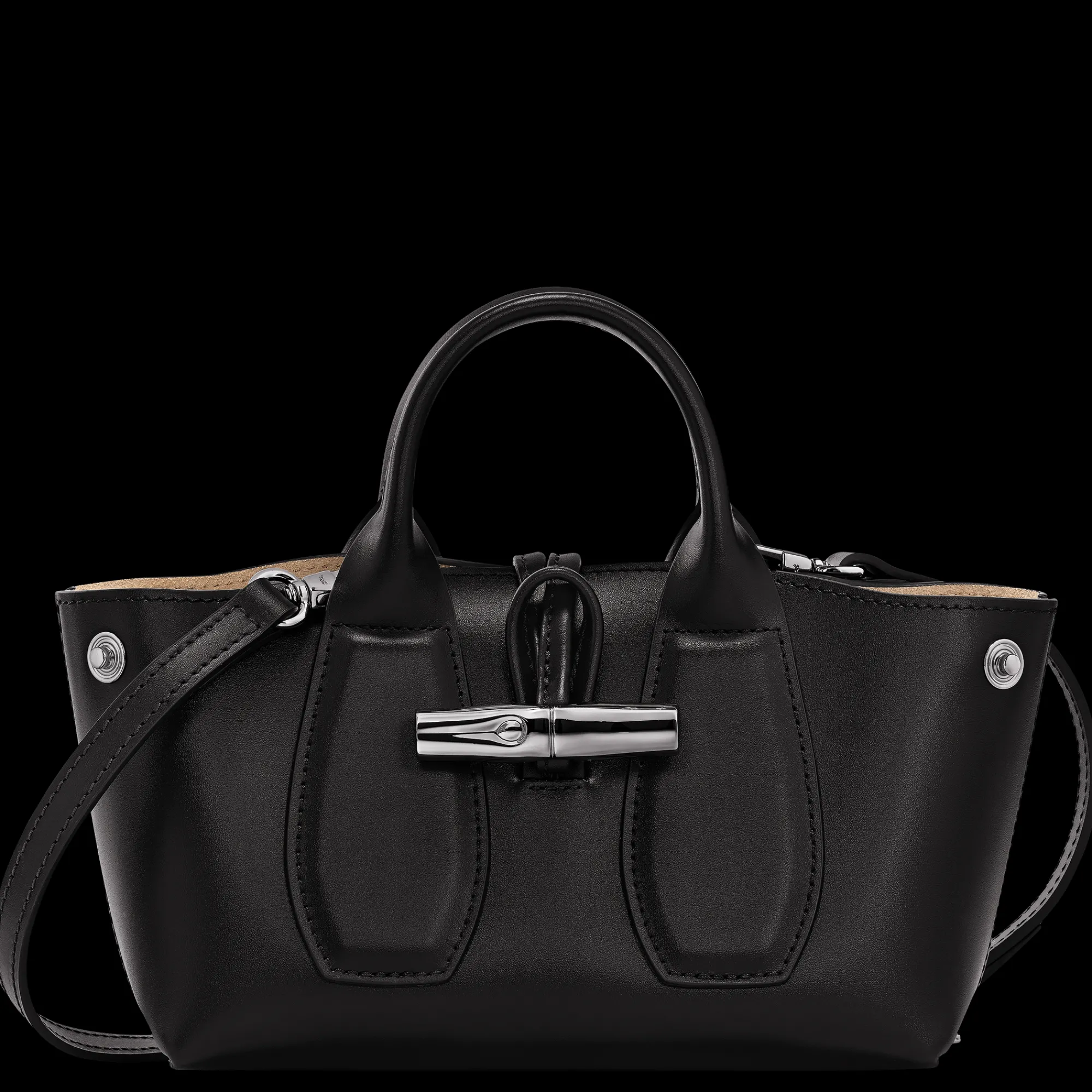 Discount Longchamp Sac à Main XS Le Roseau Noir