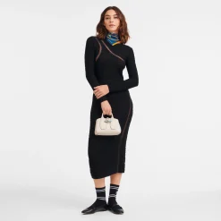 New Longchamp Sac à Main XS Le Roseau Ecru