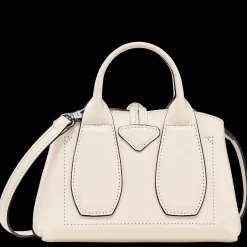 New Longchamp Sac à Main XS Le Roseau Ecru