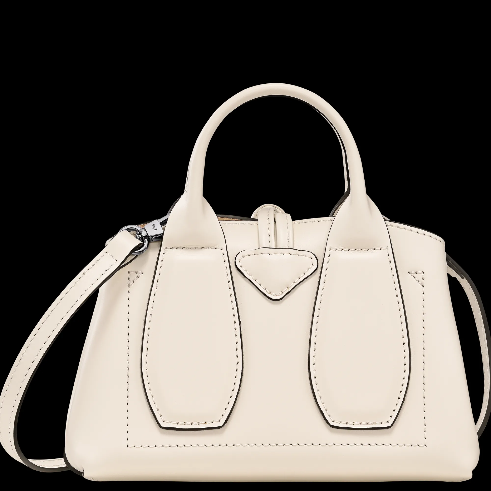 New Longchamp Sac à Main XS Le Roseau Ecru