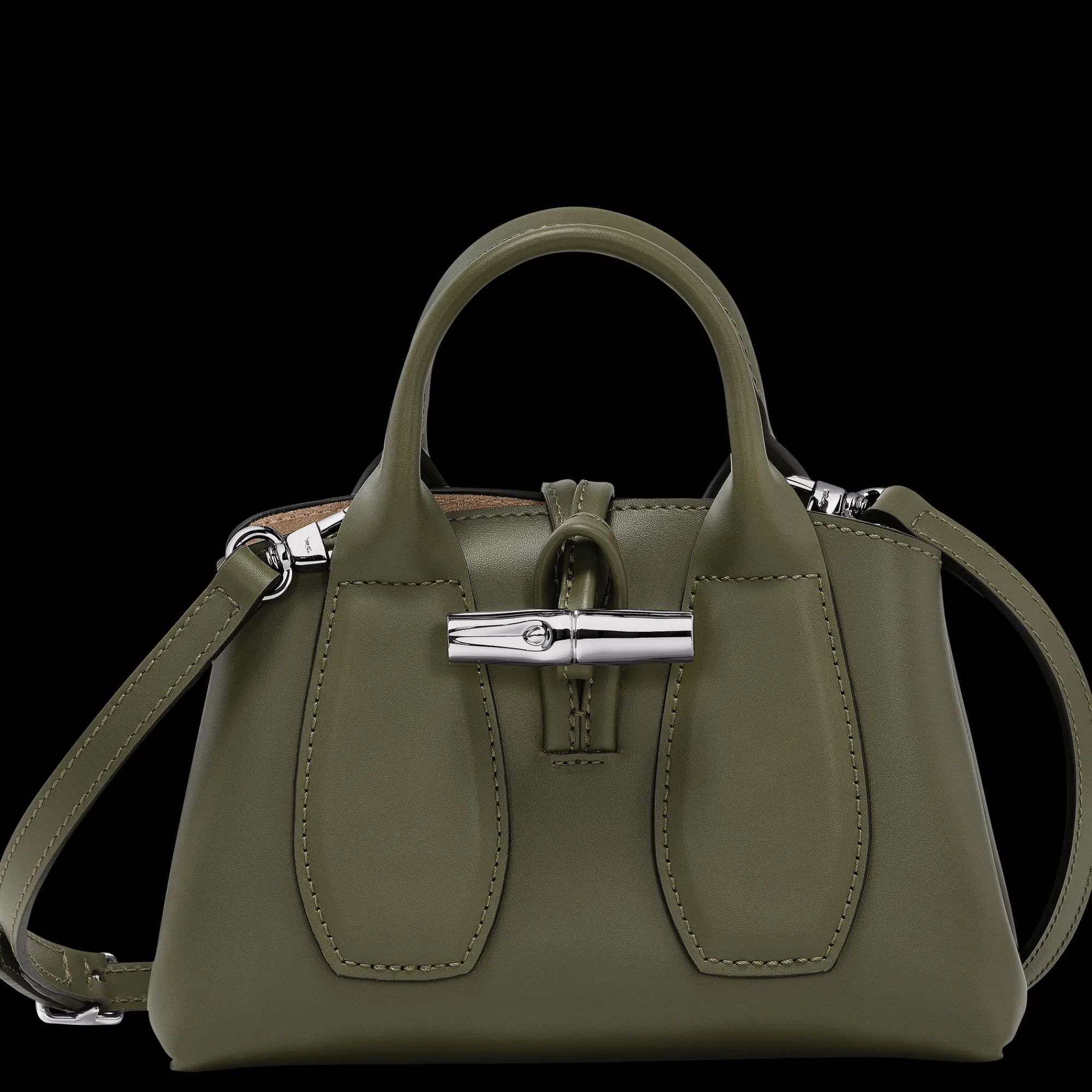 Longchamp Sac à Main XS Le Roseau Kaki