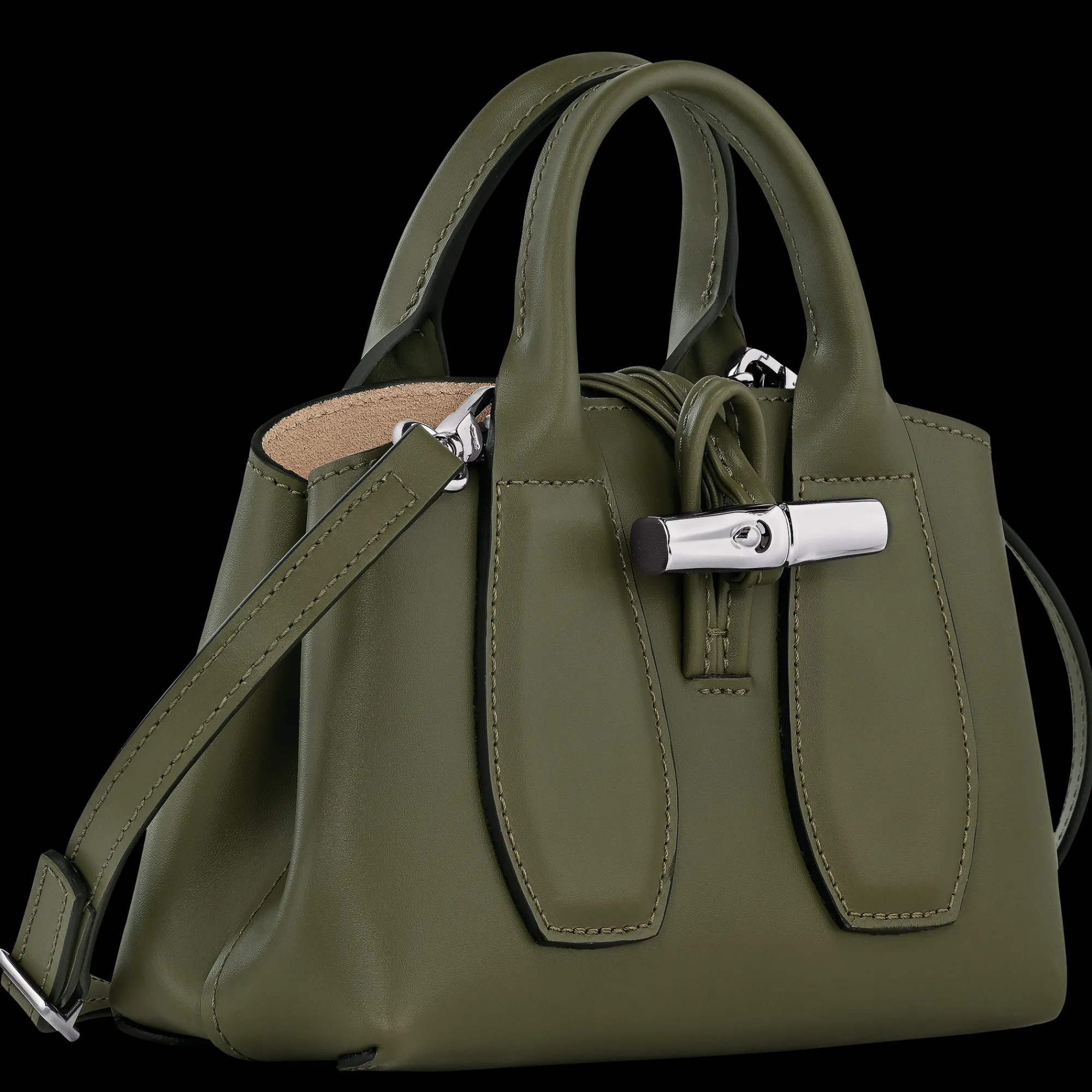 Longchamp Sac à Main XS Le Roseau Kaki