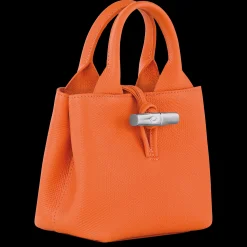 Discount Longchamp Sac à Main XS Le Roseau Orange