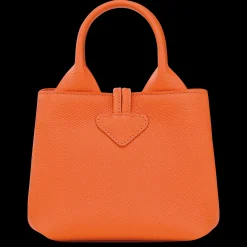 Discount Longchamp Sac à Main XS Le Roseau Orange