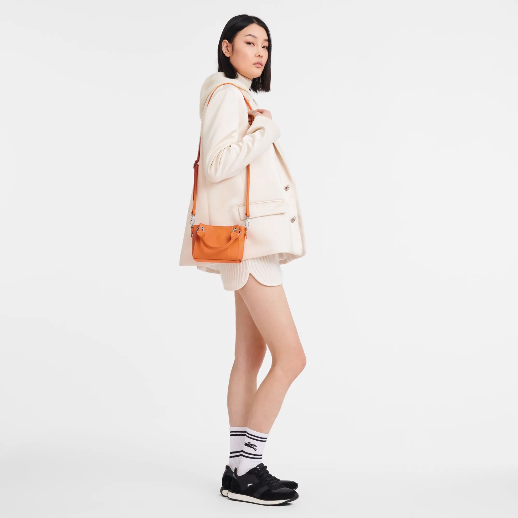 Online Longchamp Sac à Main XS 3D Orange