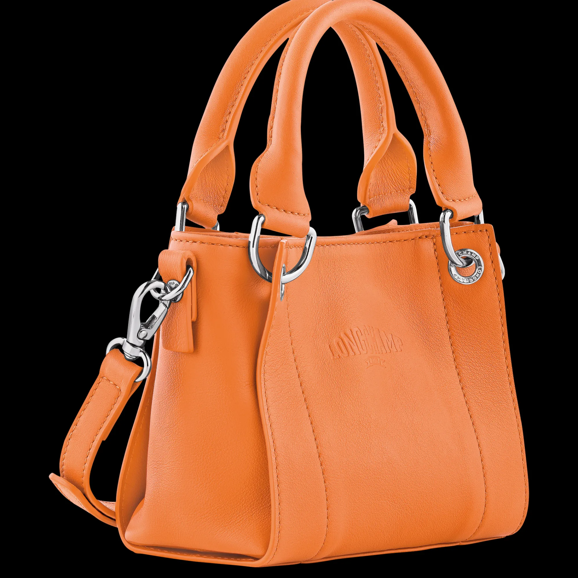 Online Longchamp Sac à Main XS 3D Orange