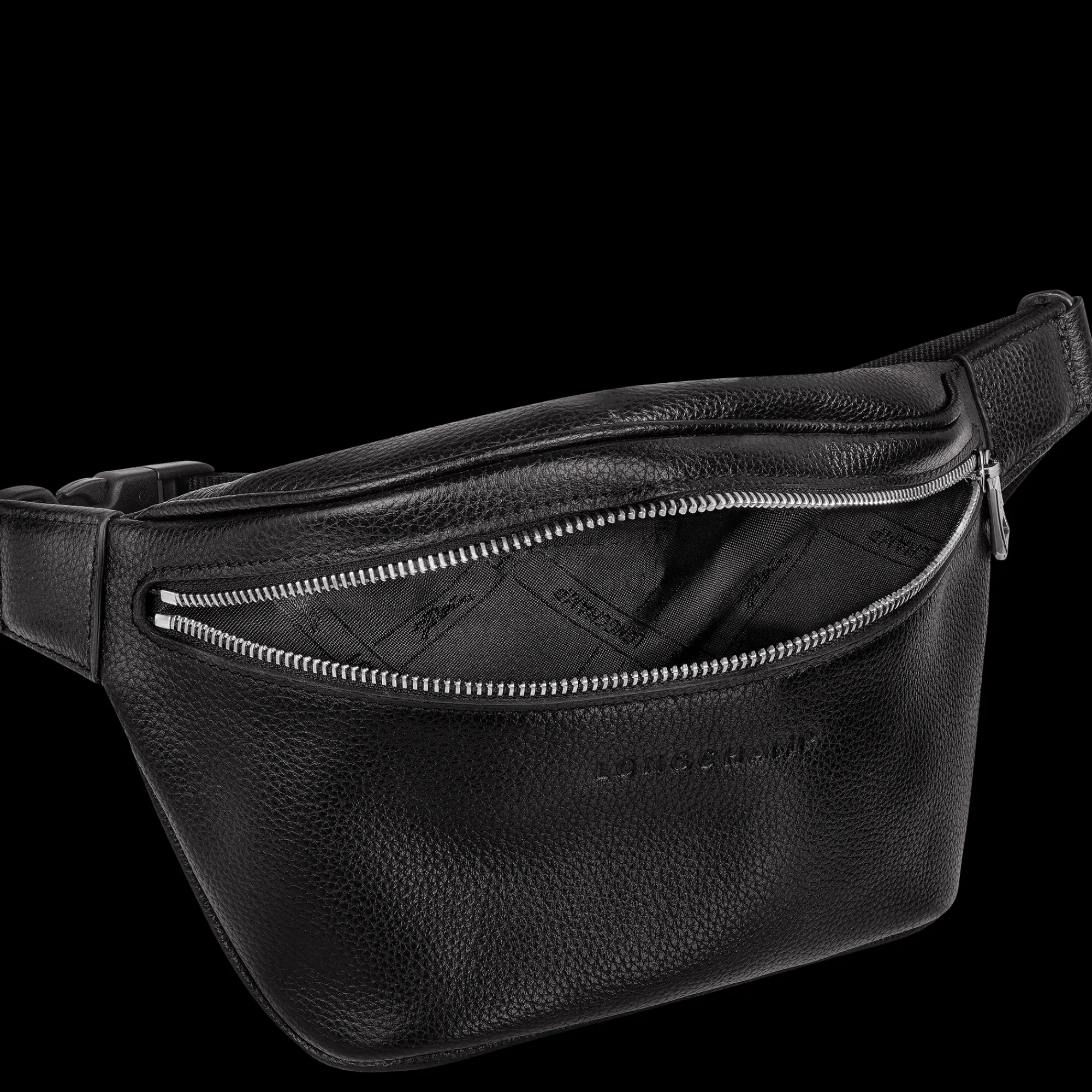 Discount Longchamp Sac Banane M Le Foulonné Noir