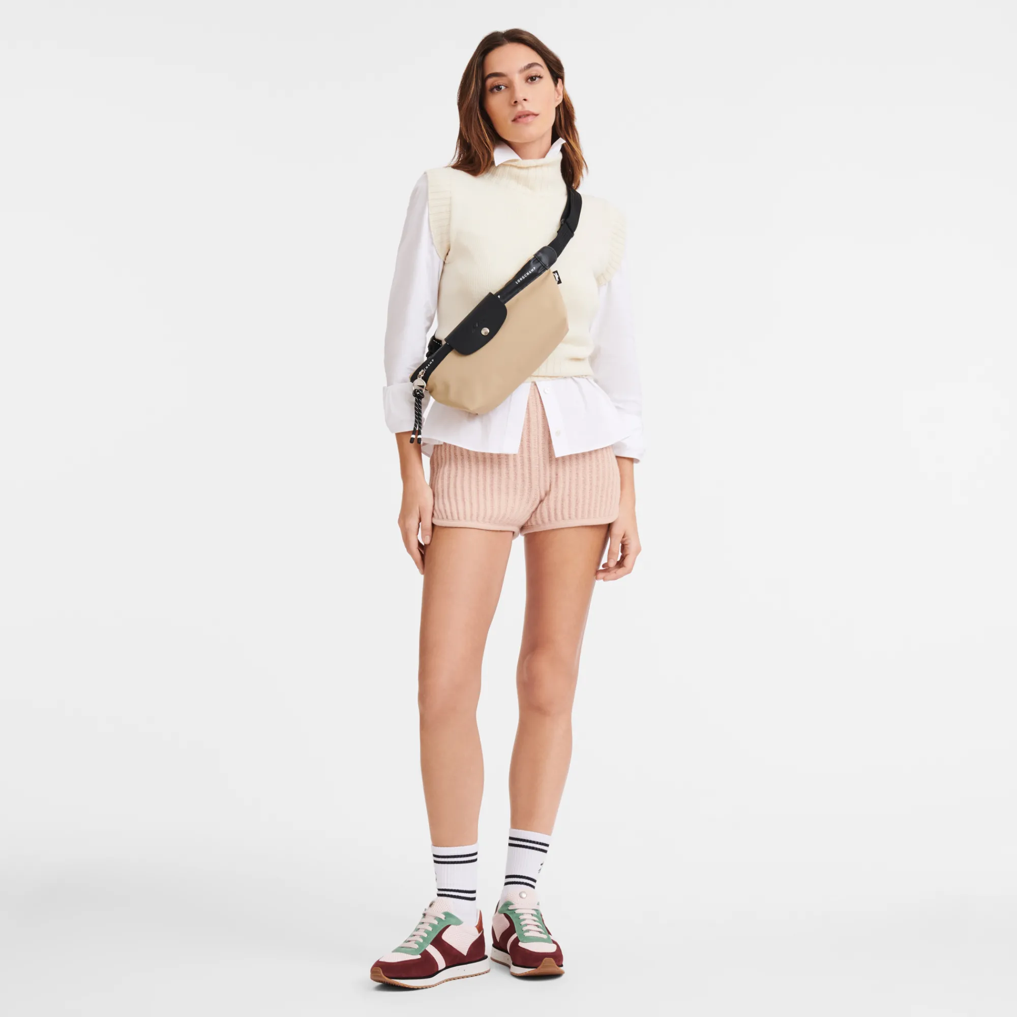 Hot Longchamp Sac Banane M Le Pliage Collection Argile