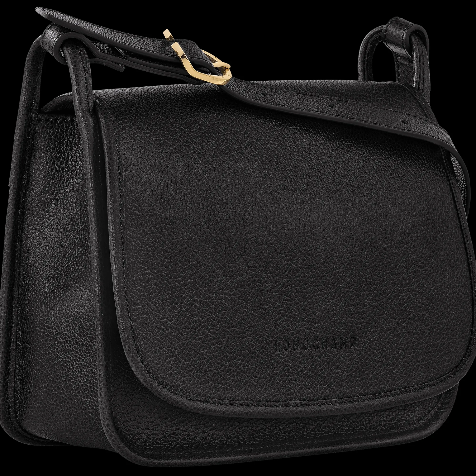 Sale Longchamp Sac Bandoulière M Le Foulonné Noir
