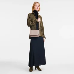 Outlet Longchamp Sac Bandoulière M Le Foulonné Tourterelle