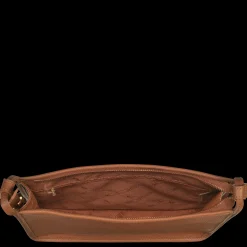 Online Longchamp Sac Bandoulière M Le Foulonné Caramel