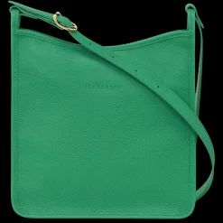 Outlet Longchamp Sac Bandoulière M Le Foulonné Vert