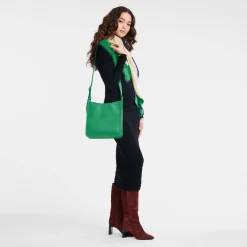 Outlet Longchamp Sac Bandoulière M Le Foulonné Vert