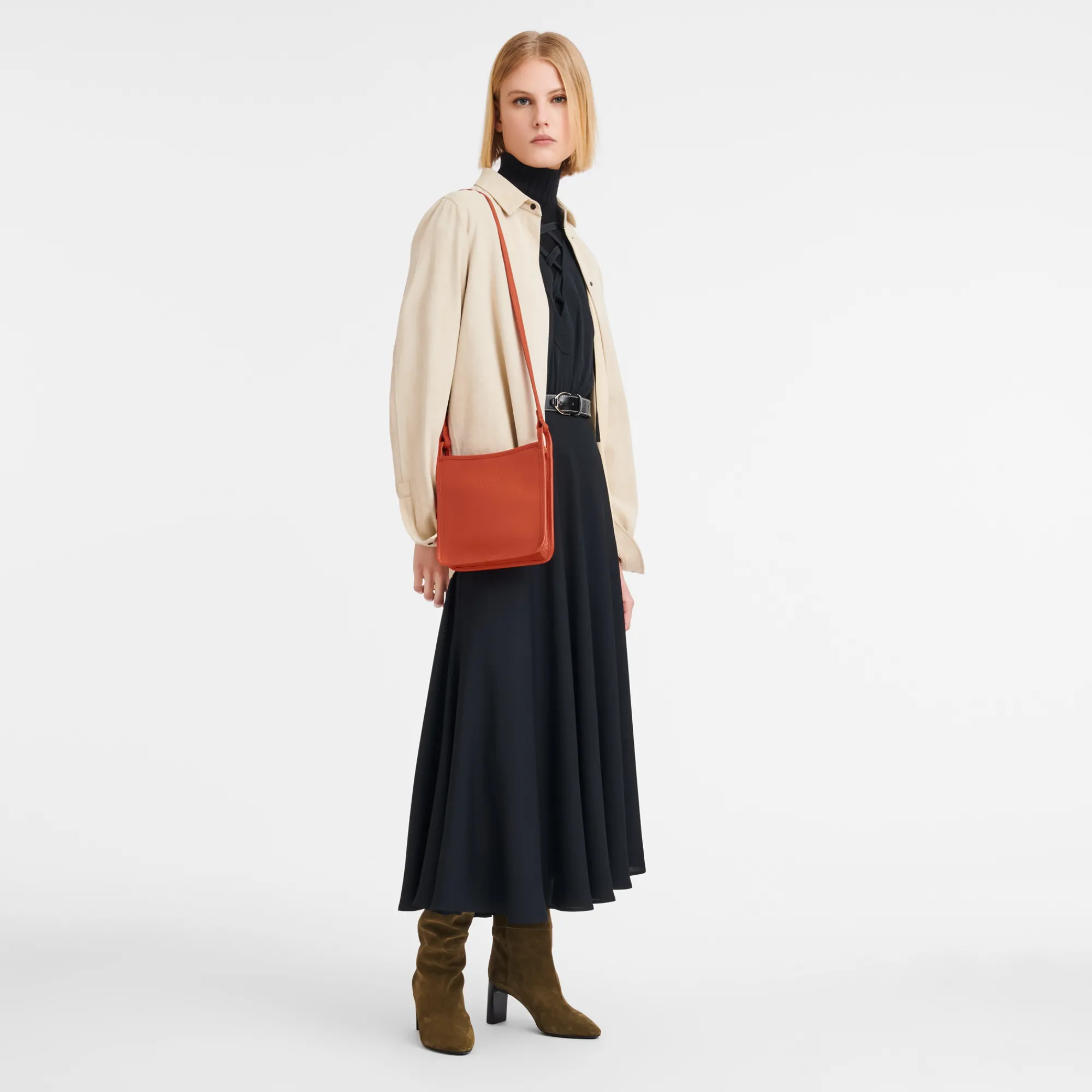 Longchamp Sac Bandoulière S Le Foulonné Paprika