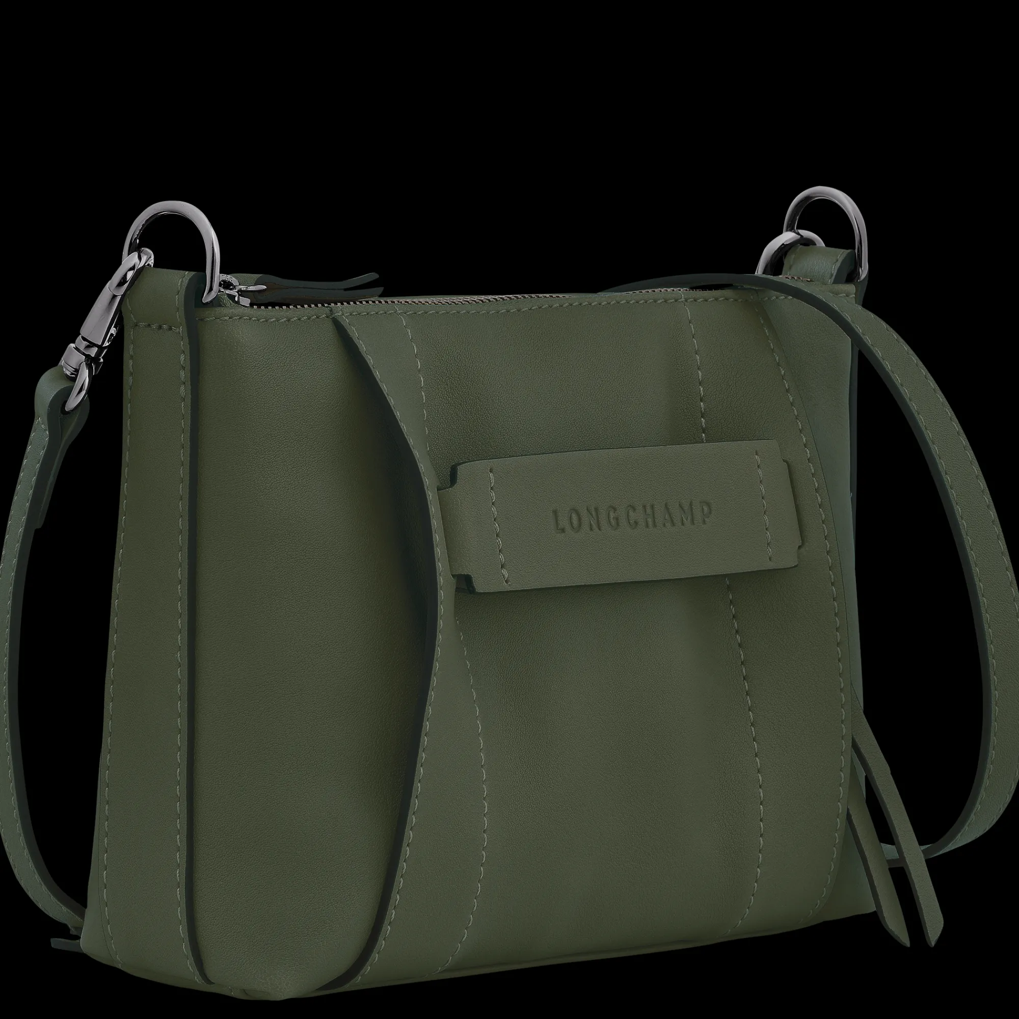 Longchamp Sac Bandoulière S 3D Kaki