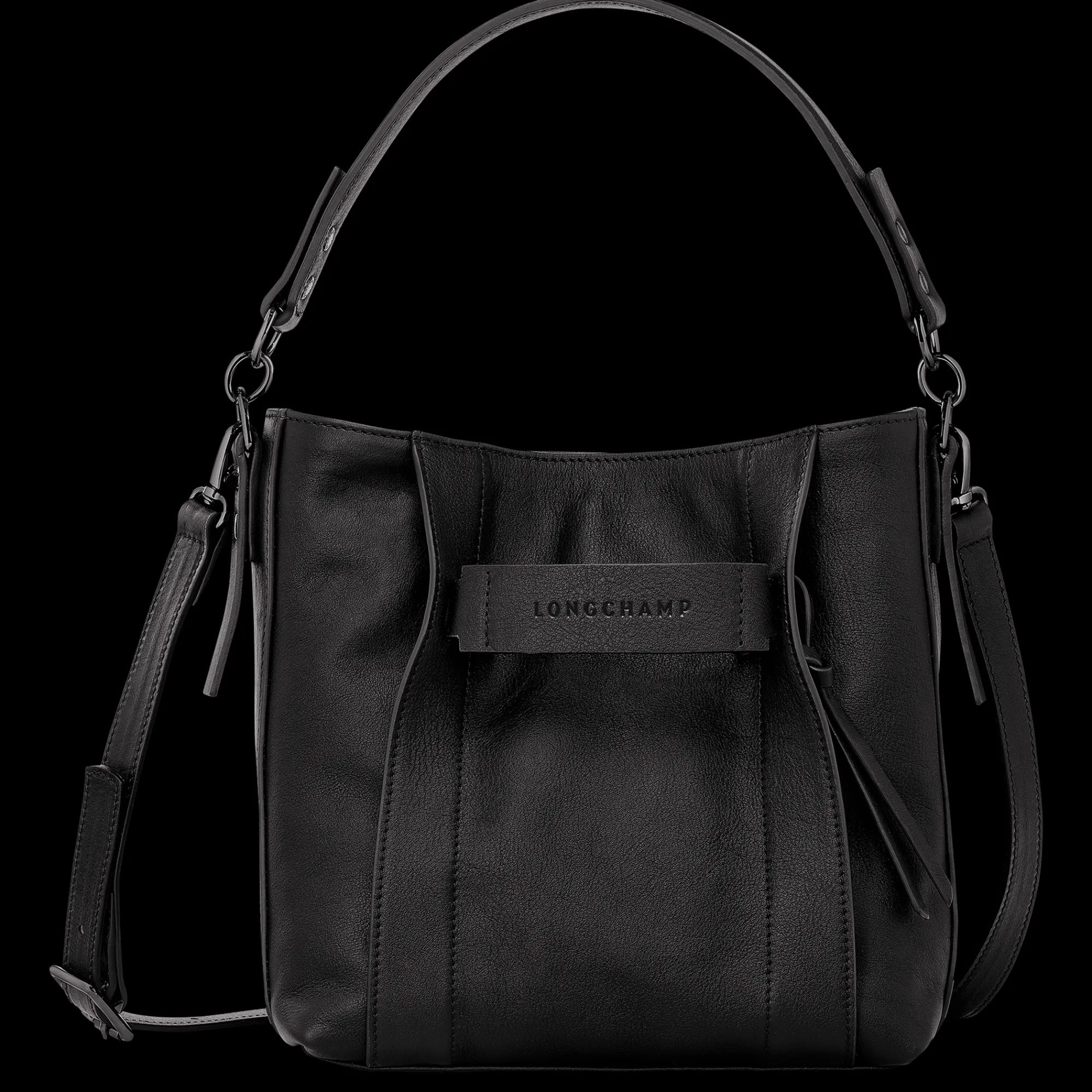 Clearance Longchamp Sac Bandoulière S 3D Noir