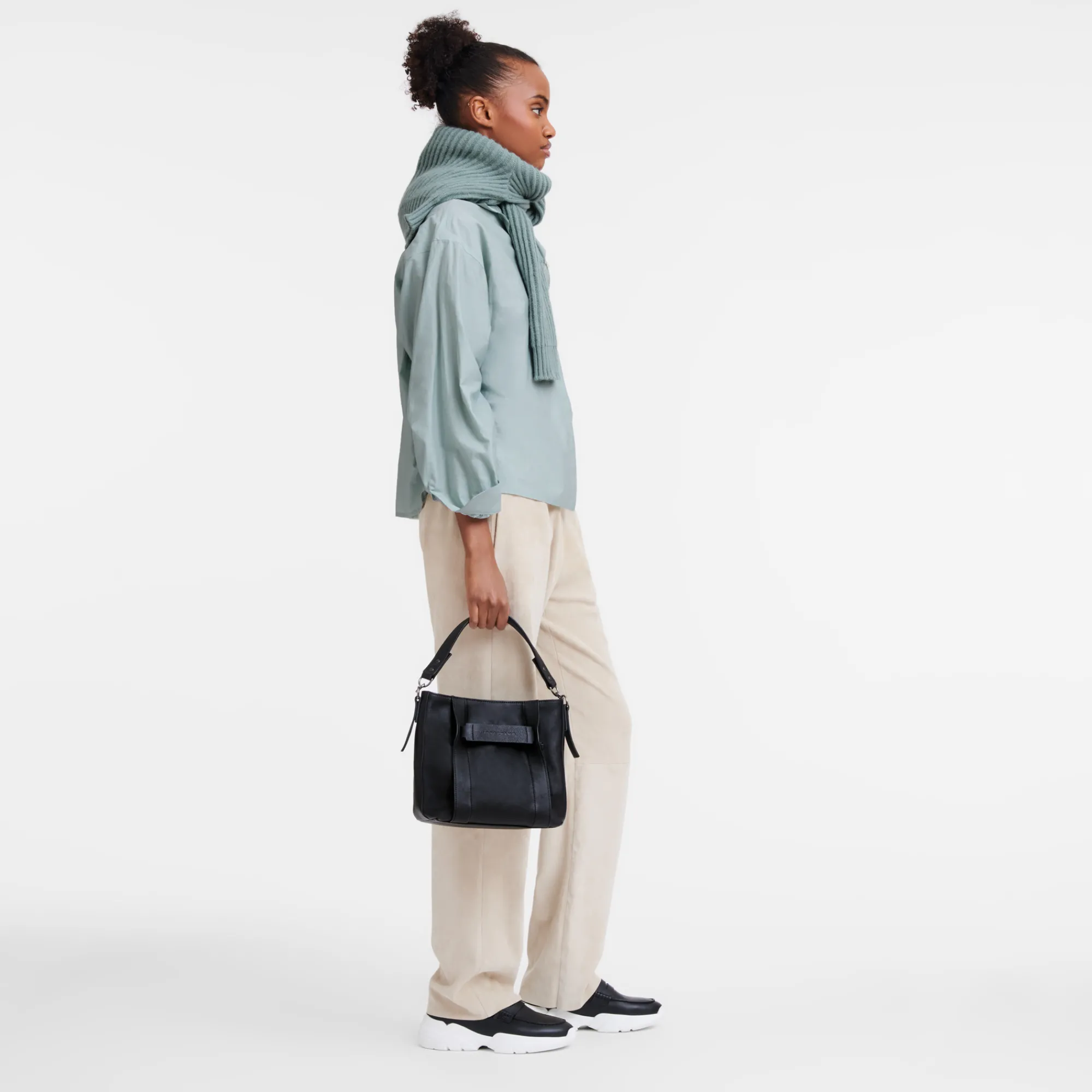 Clearance Longchamp Sac Bandoulière S 3D Noir
