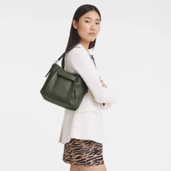 Best Longchamp Sac Bandoulière S 3D Kaki