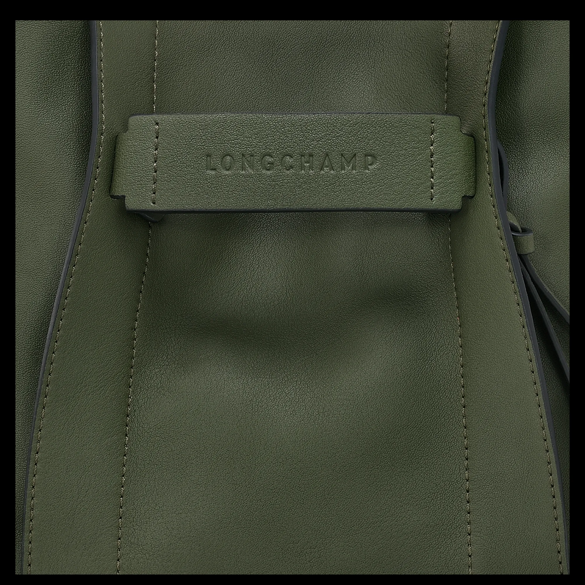 Best Longchamp Sac Bandoulière S 3D Kaki