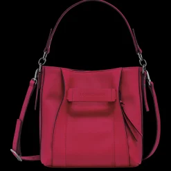 New Longchamp Sac Bandoulière S 3D Magenta