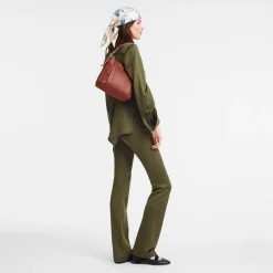 Clearance Longchamp Sac Bandoulière S 3D Châtaigne