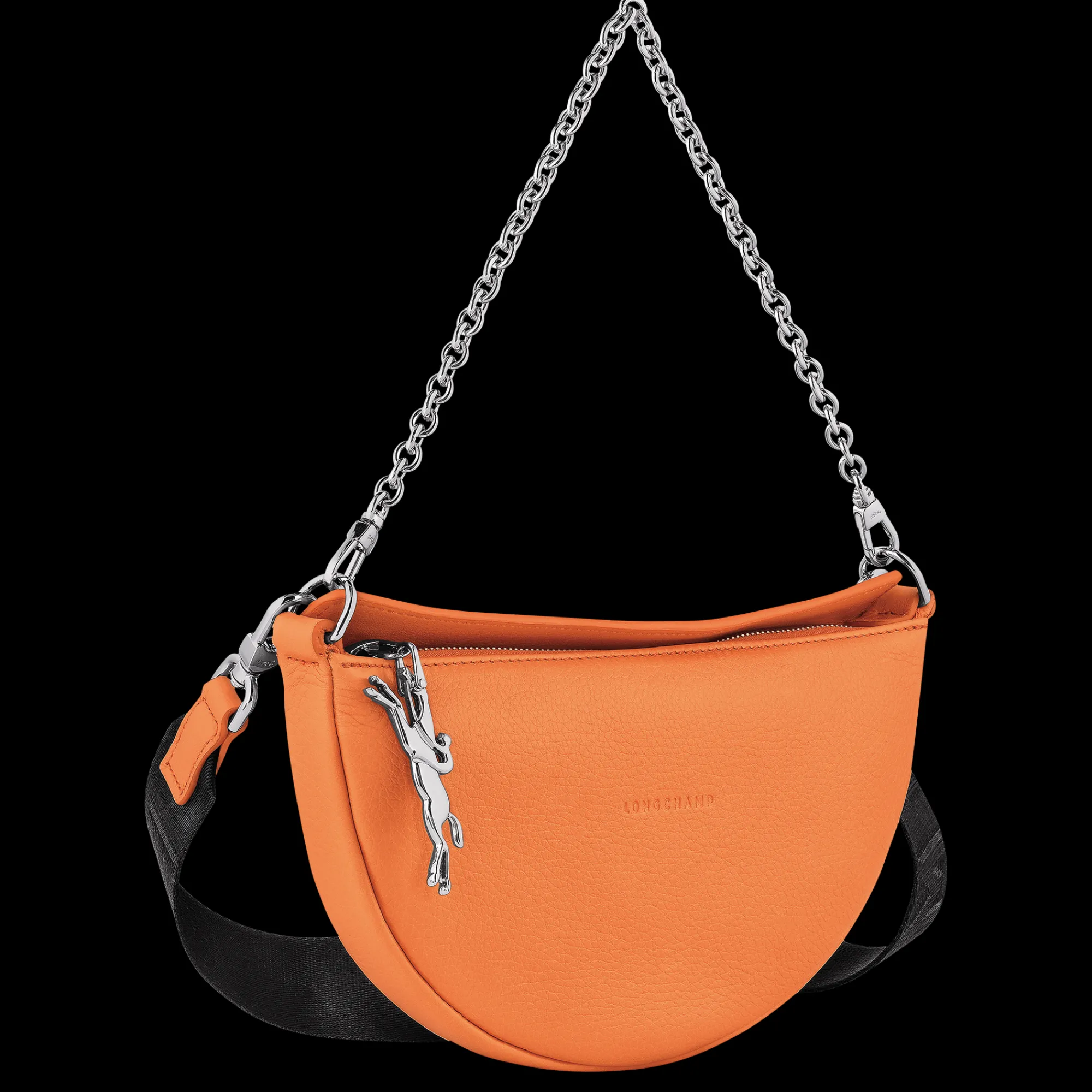 Outlet Longchamp Sac Bandoulière S Smile Orange