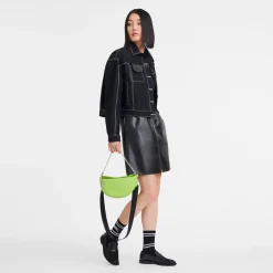 Online Longchamp Sac Bandoulière S Smile Vert Lumière