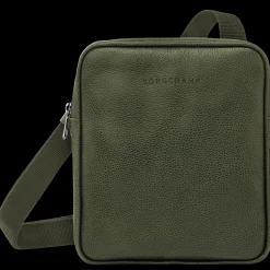 Discount Longchamp Sac Bandoulière XS Le Foulonné Kaki