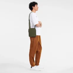 Discount Longchamp Sac Bandoulière XS Le Foulonné Kaki