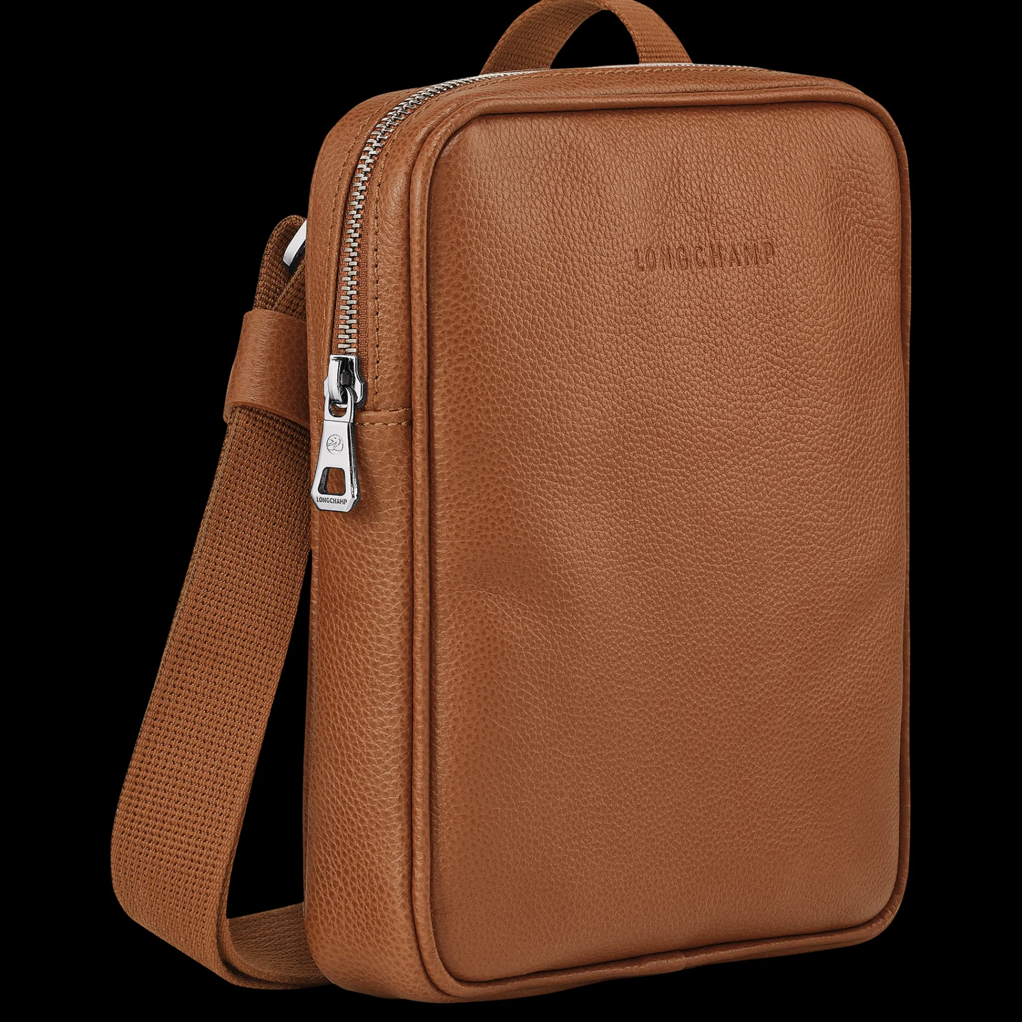 New Longchamp Sac Bandoulière XS Le Foulonné Caramel