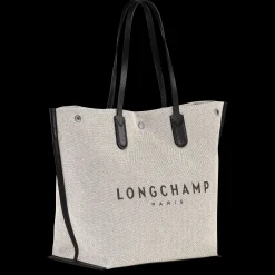 Clearance Longchamp Sac Cabas L Essential Ecru