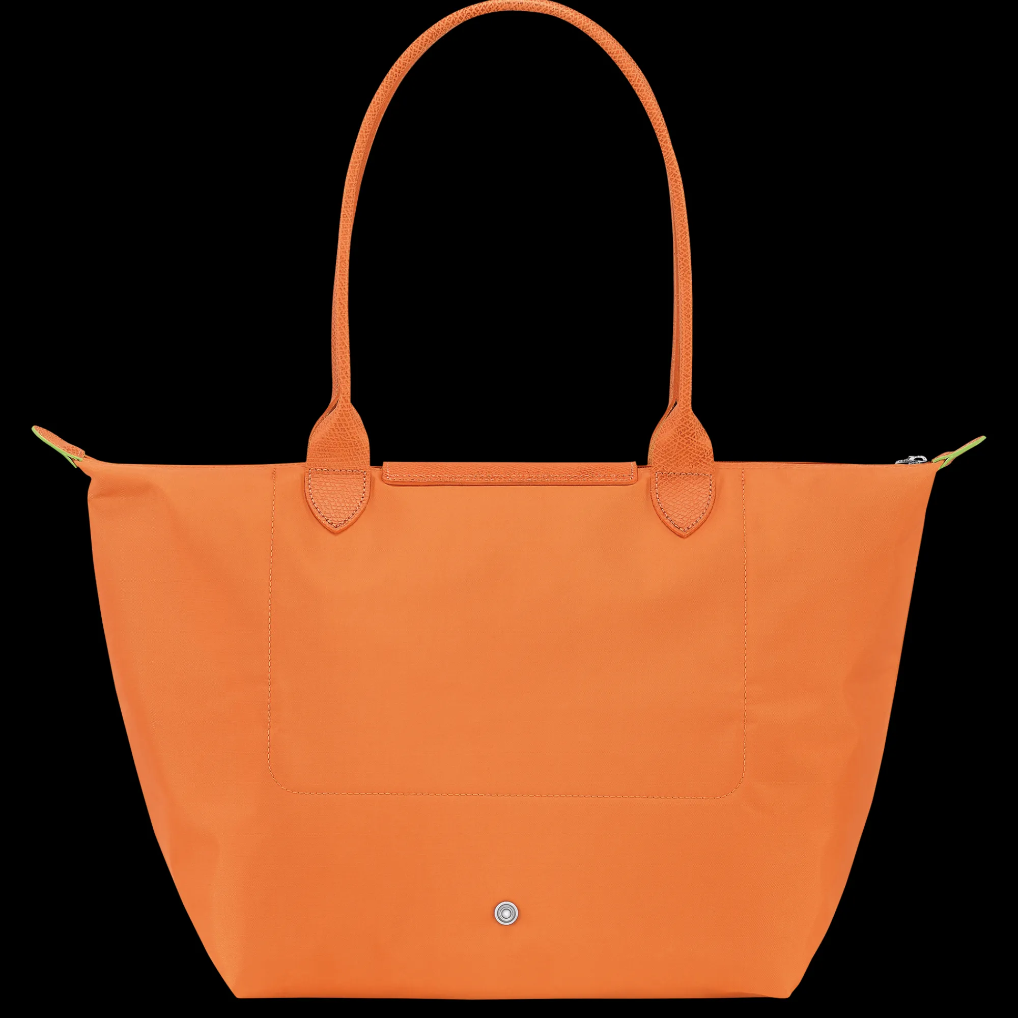 Clearance Longchamp Sac Cabas L Le Pliage Green Orange
