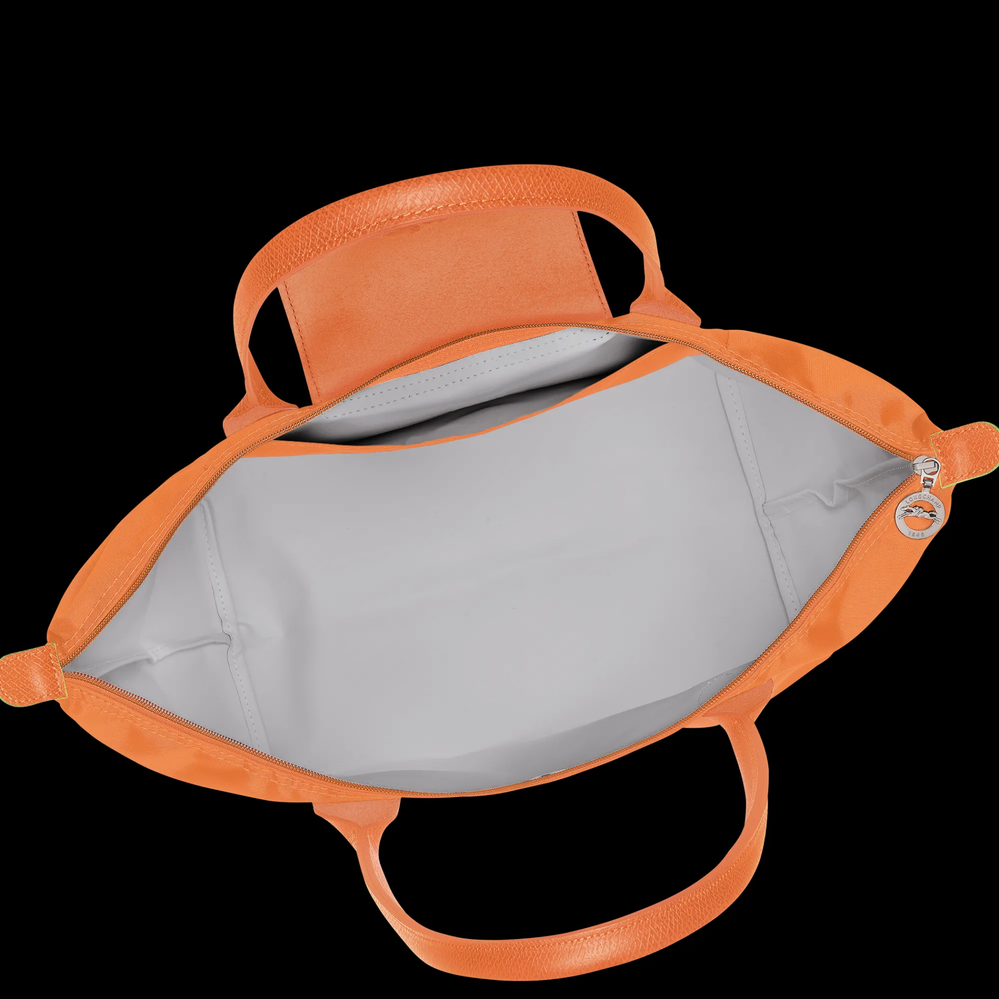 Clearance Longchamp Sac Cabas L Le Pliage Green Orange