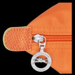 Clearance Longchamp Sac Cabas L Le Pliage Green Orange