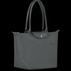 New Longchamp Sac Cabas L Le Pliage Green Graphite