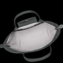 New Longchamp Sac Cabas L Le Pliage Green Graphite