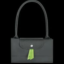 New Longchamp Sac Cabas L Le Pliage Green Graphite