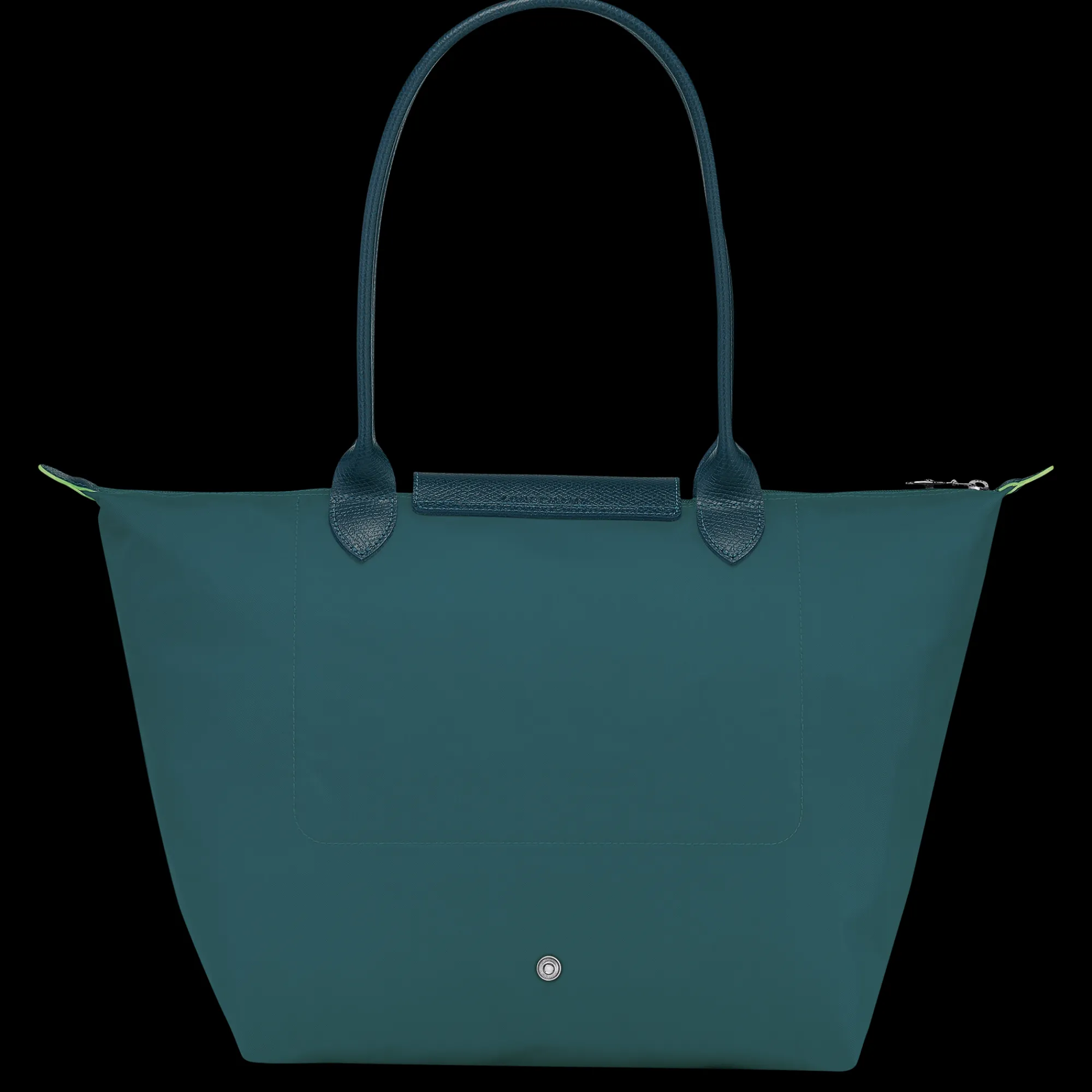 Clearance Longchamp Sac Cabas L Le Pliage Green Paon